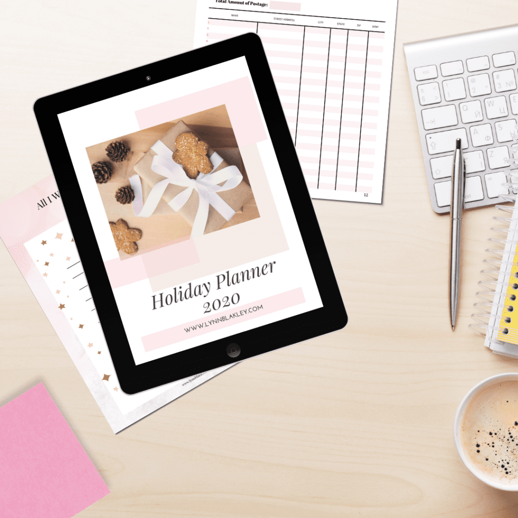 2020 Holiday Planner Contents