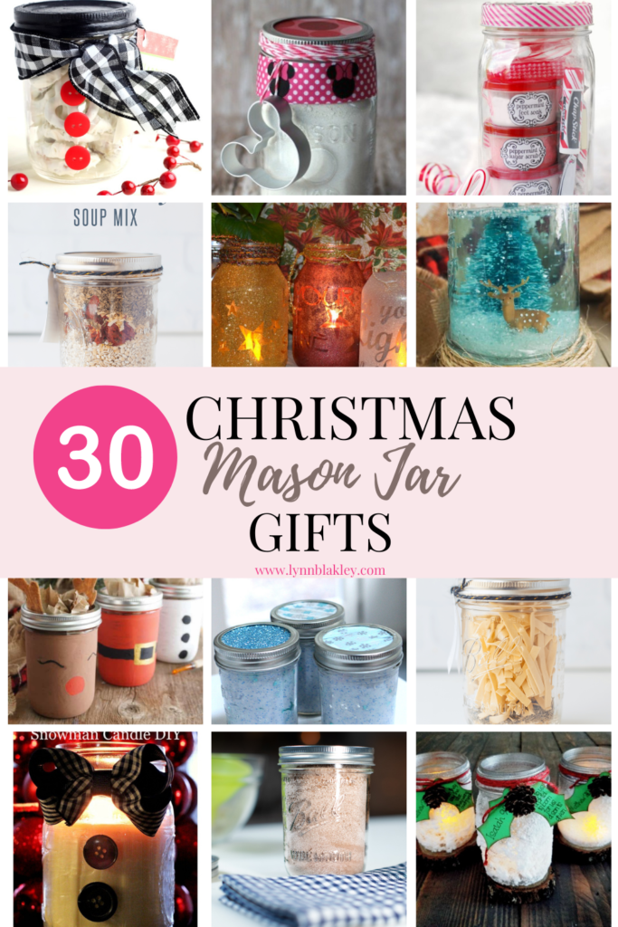 30 Quick and Easy Christmas Mason Jar Gifts