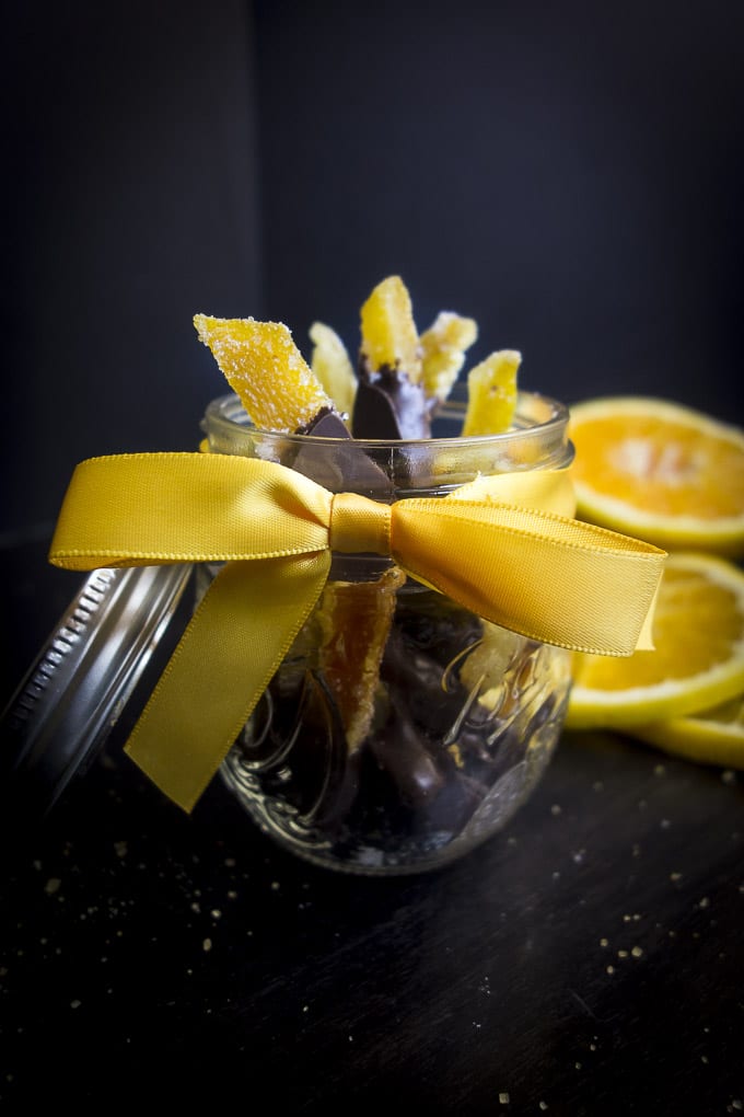 Candied Orange Peels in a mason Jar by Went Here 8 This
