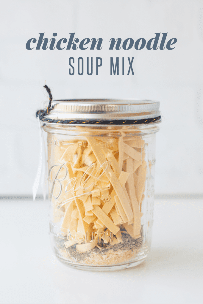 Chicken Noodle Soup Mix in a Jar by Wholefully