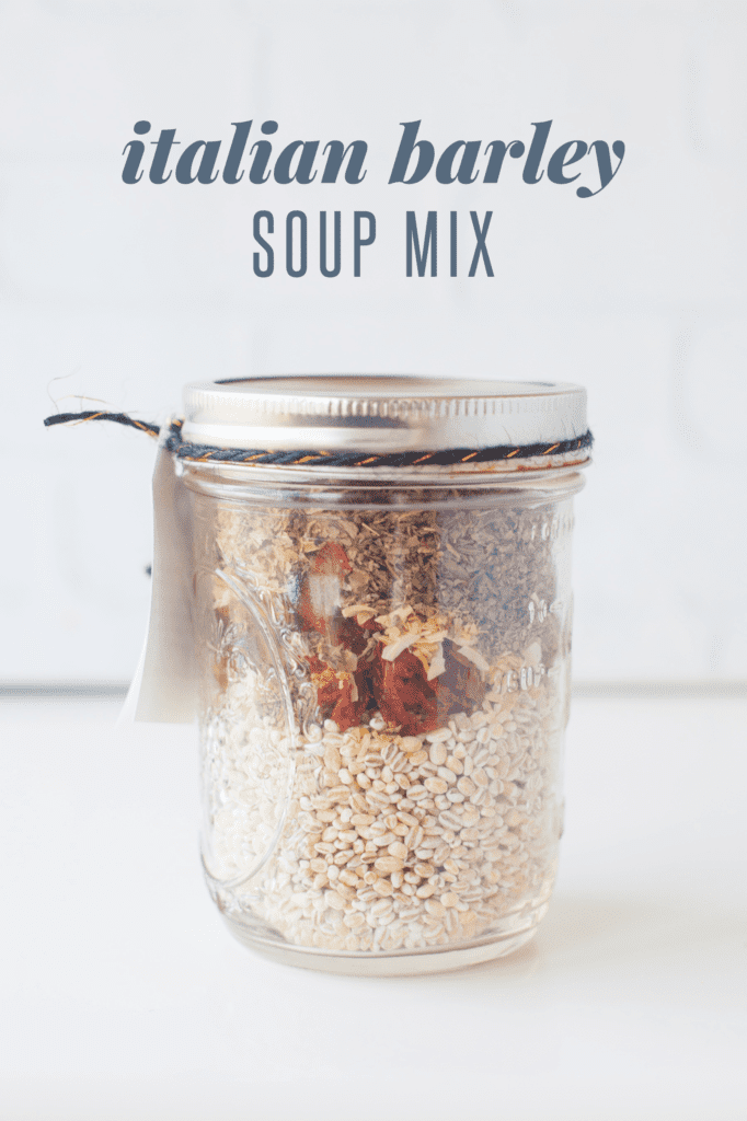 Italian Barley Soup Mix in a Jar by Wholefully