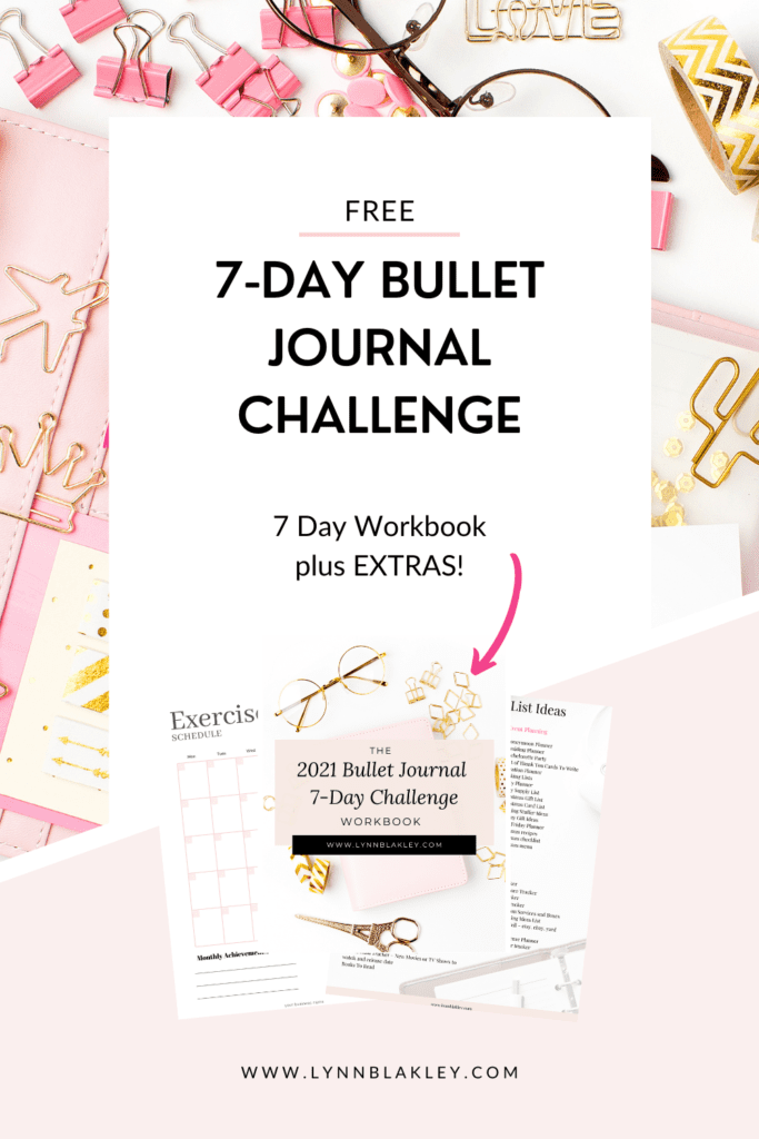 bullet journal challenge pin