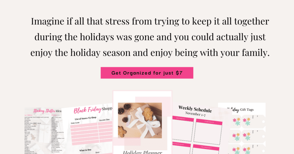 2020 holiday planner black friday special